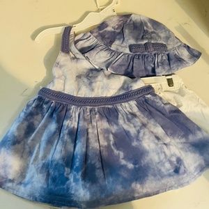Tommy Bahama NWT  3pc dress, Tommy Bahama Dress hat New, Tommy Bahama baby dress